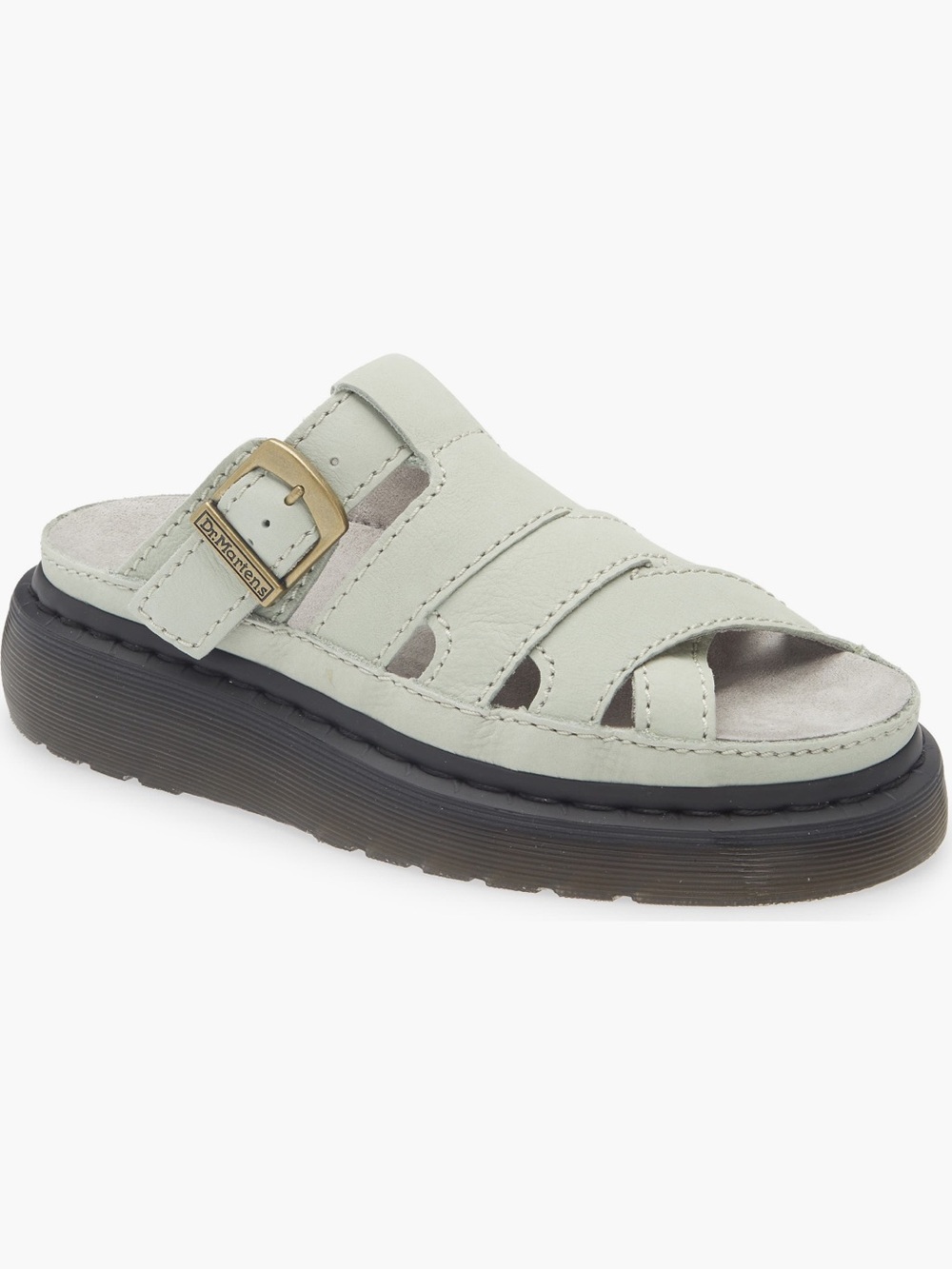 Dr Martens ladies maxxy slide sandals size 10 sage green